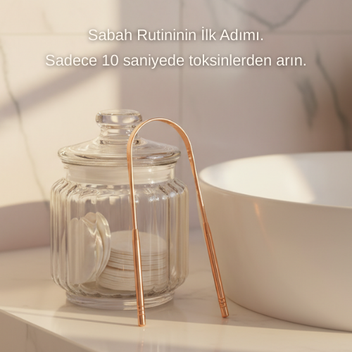 Clararuz %100 Saf Bakır Dil Temizleyici